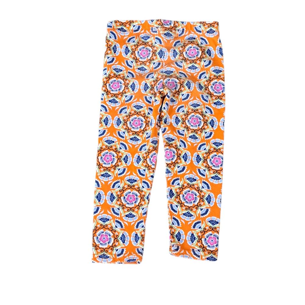 Girl's Emily Rose Orange Leggings Size 2T